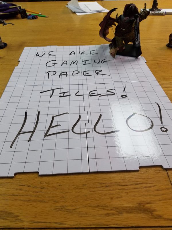 New Kickstarter! Gaming Paper Dry Erase Gaming Tiles - Gaming Paper